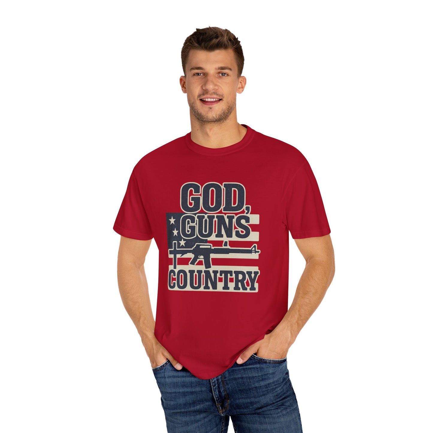God Guns Country Patriotic Tee