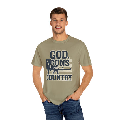 God Guns Country Patriotic Tee