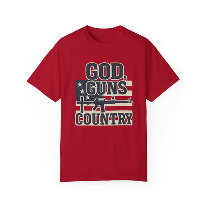 God Guns Country Patriotic Tee