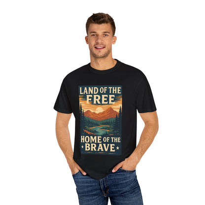 Land of the Free Home of the Brave Tee