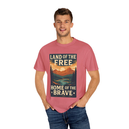 Land of the Free Home of the Brave Tee