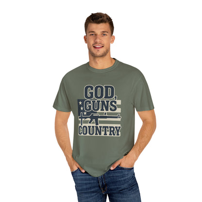 God Guns Country Patriotic Tee