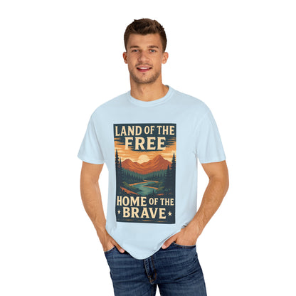 Land of the Free Home of the Brave Tee