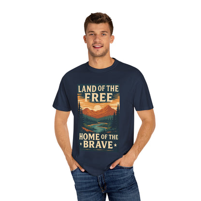 Land of the Free Home of the Brave Tee