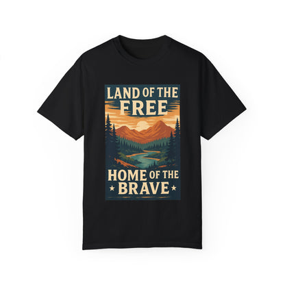 Land of the Free Home of the Brave Tee