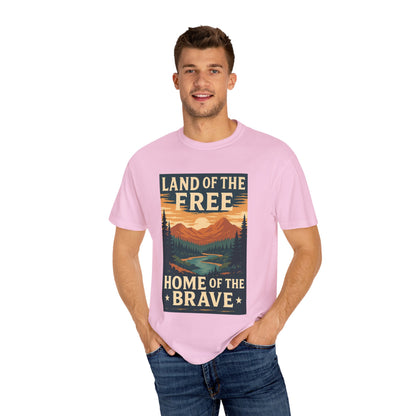 Land of the Free Home of the Brave Tee