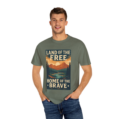 Land of the Free Home of the Brave Tee