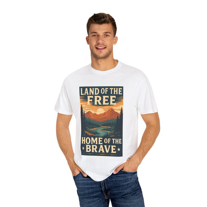 Land of the Free Home of the Brave Tee