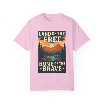 Land of the Free Home of the Brave Tee