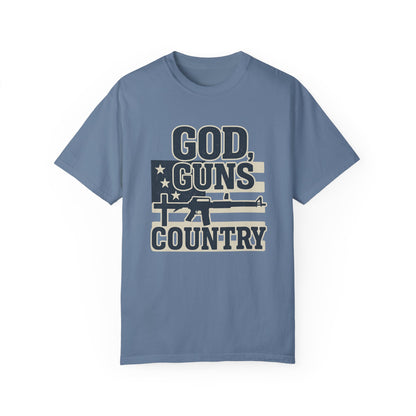 God Guns Country Patriotic Tee