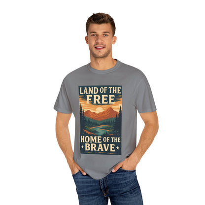 Land of the Free Home of the Brave Tee