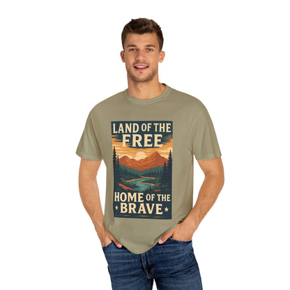 Land of the Free Home of the Brave Tee